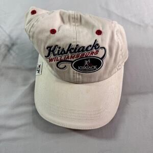 Ahead Extreme Fit Kiskiack Williamsburg VA Golf Hat Adjustable Beige Cap